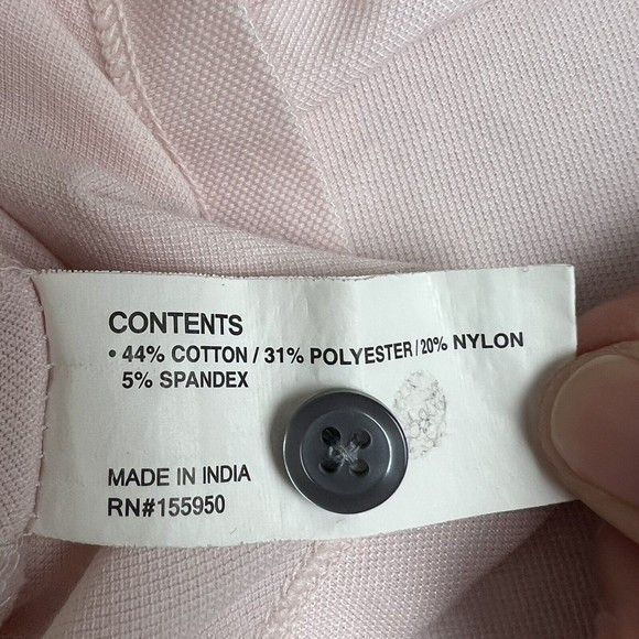 Greyson Mens Light Pink Collared Short Sleeve Polo Shirt Size XXL - Picture 5 of 5